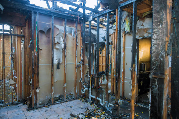 Professional Soot Cleanup technician working in Stanley, ND